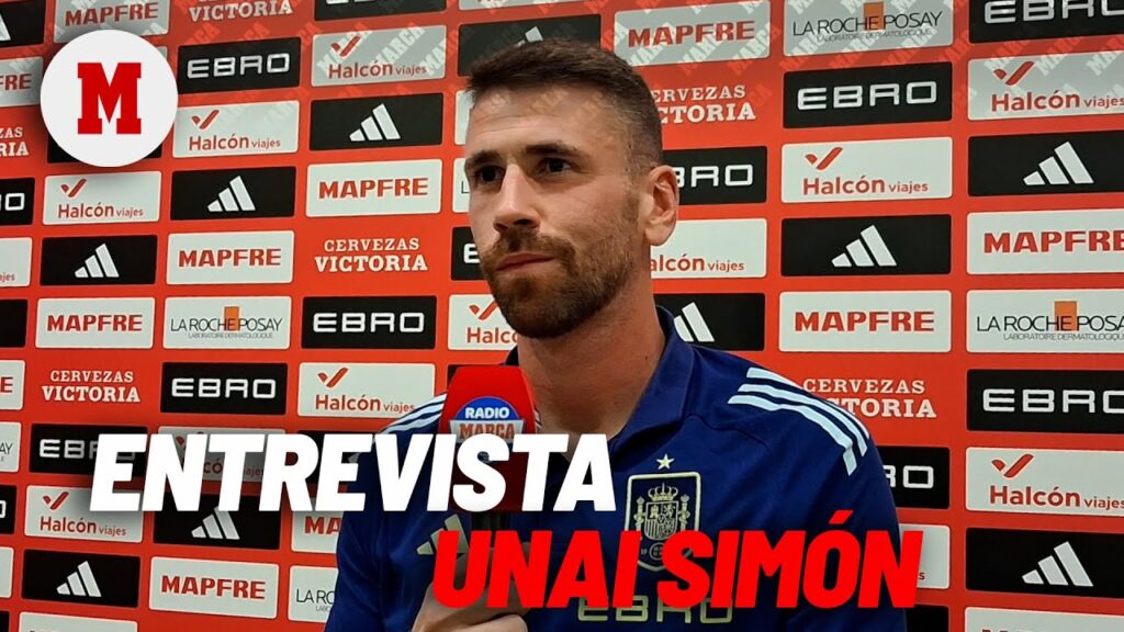 Unai Simón, sin miedo a la competencia: "Joan García fue el mejor portero de la Liga" MARCA