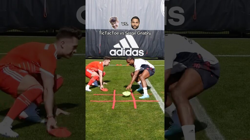 Challenge vs Serge Gnabry ⚽️ #fussball #football #soccer #SergeGnabry