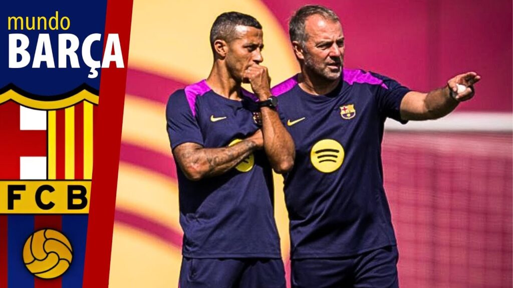 BARÇA entrenamiento: Primer día de Thiago, y Raphinha y De Jong se entrena al margen