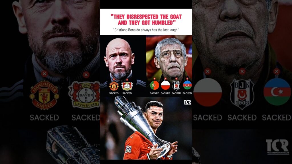 The Goat is always right | #ronaldo #erictenhag #fernandosantos #ronaldofans #trending #football