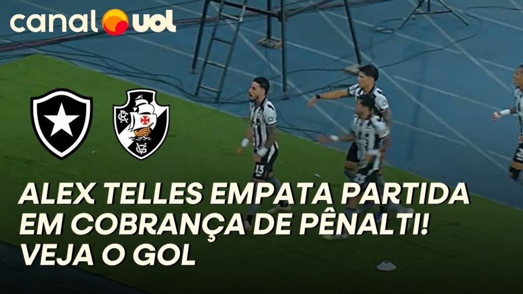 BOTAFOGO EMPATA NO NILTON SANTOS! ALEX TELLES, DE PÊNALTI, DEIXA TUDO IGUAL; VEJA O GOL