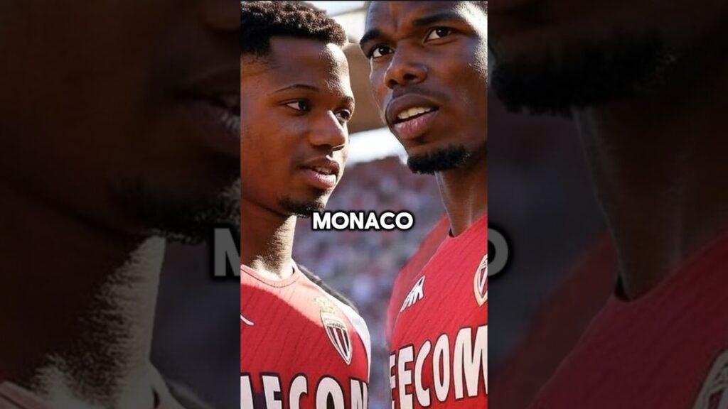 Paul Pogba will make his comeback with Monaco alongside Ansu Fati😮‍💨#shorts#football