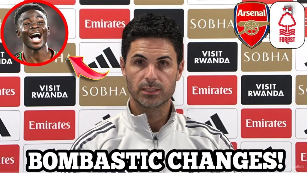 SHOCKING ARSENAL NEWS! SAKA OUT OF THE GAME? |ARTETA TALKS ABOUT SALIBA | ARSENAL VS FOREST PRE-GAME