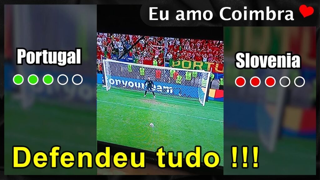Euro 2024 - Diogo Costa defende todos os penalties no jogo Portugal x Eslovénia !!!