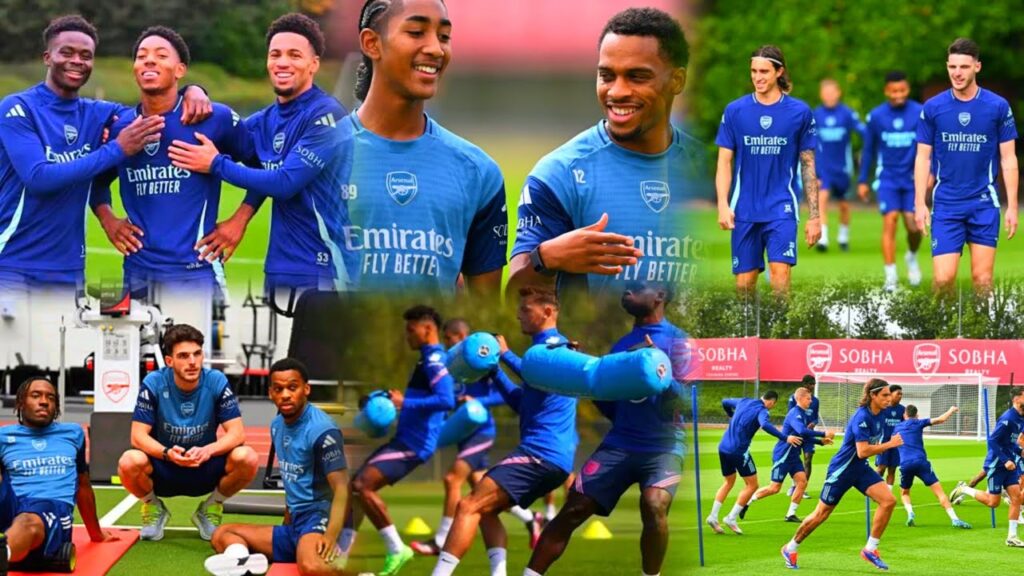 🚨SAKA, WHITE RETURN & HAVERTZ RETURNS To Arsenal Training today ahead for nottingham forest clash