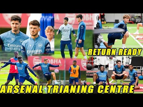 ✅️ Saka, Havertz ,ben white, RETURNS To Arsenal Training today ahead for nottingham forest clash