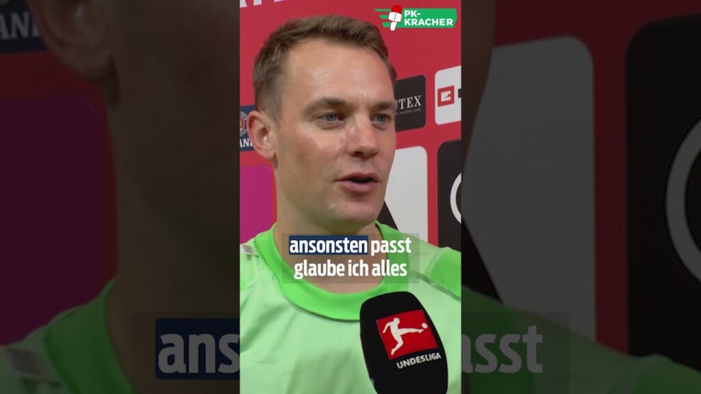 So denkt Manuel Neuer über den Bart von Thomas Müller | #shorts