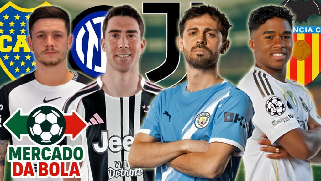 JUVENTUS MONITORA BERNARDO SILVA | VLAHOVIC DE 'GRAÇA' NA INTER | ENDRICK EMPRESTADO EM JANEIRO | E+