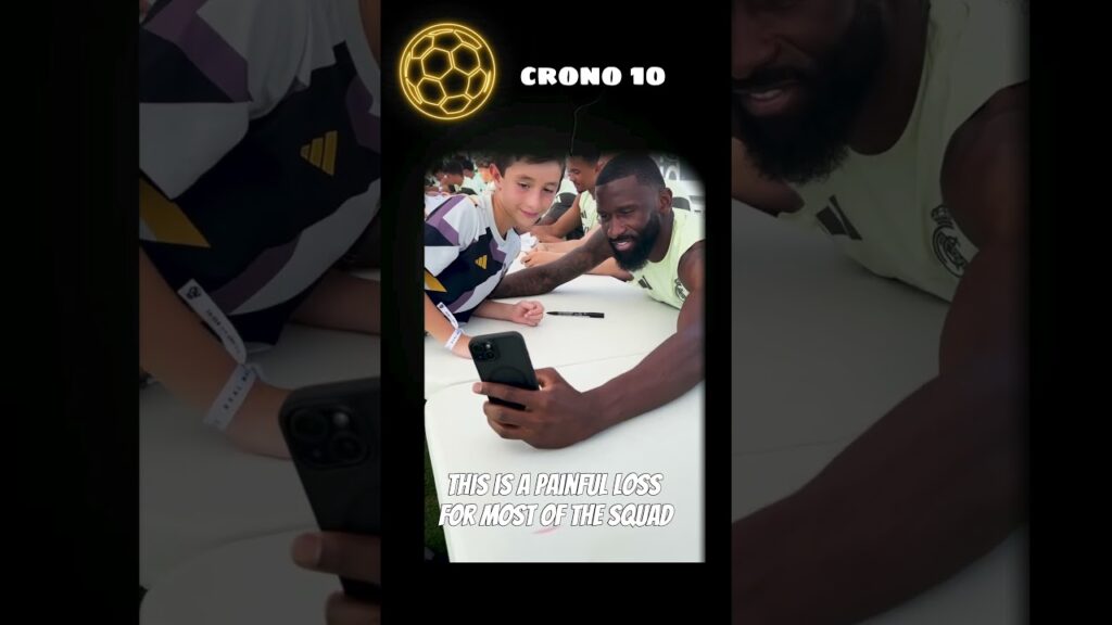 Real Madrid announces the long-term absence of defender Antonio Rudiger.