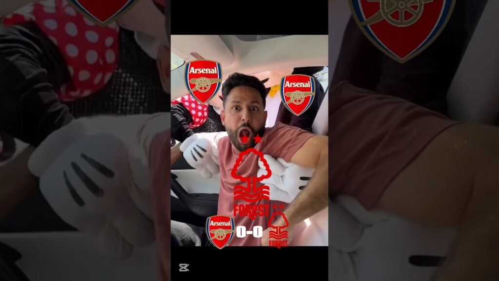 Arsenal vs Nottingham Forest #football #premierleague #arsenal  #footballshorts