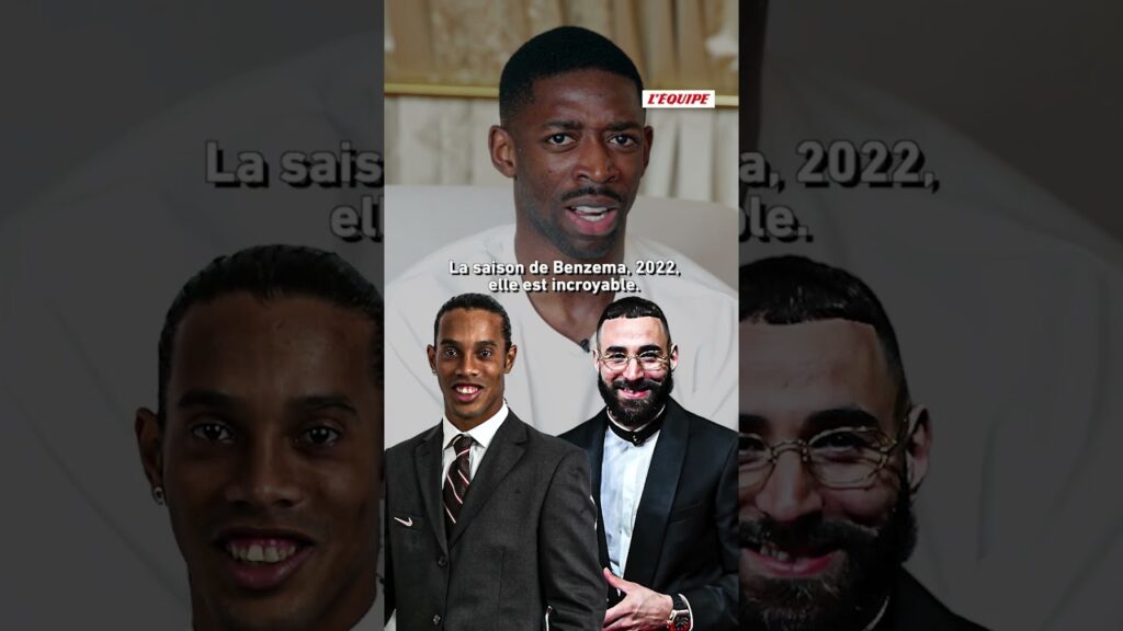 🥇 Pour Ousmane Dembélé, le plus grand Ballon d'Or de l'histoire est... #shorts #ballondor #football