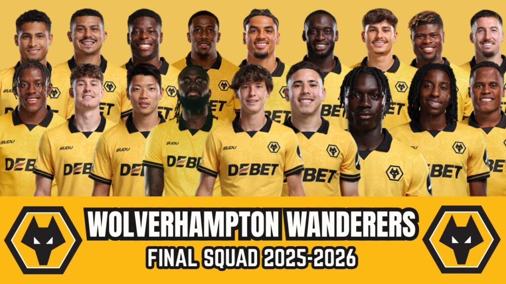 Wolverhampton Wanderers 2025/26 Squad Reveal | Wolves Ready for Premier League Battle