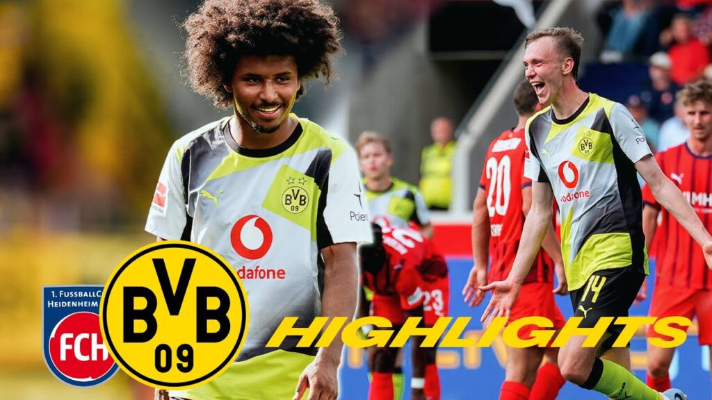 Adeyemi elegant, Beier & Guirassy clinical | 1. FC Heidenheim – BVB 0–2 | Highlights