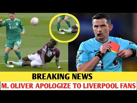 ❤️Michael Oliver Issues Apology After Controversial Decision in Burnley vs. Liverpool Match. ❤️Michael Oliver Issues Apology After Controversial Decision in Burnley vs. Liverpool Match.