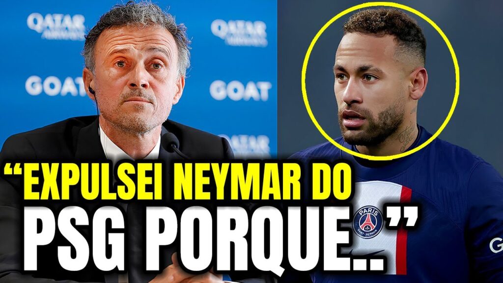 🚨 NOSSA! LUIS ENRIQUE DETONA NEYMAR NO PSG