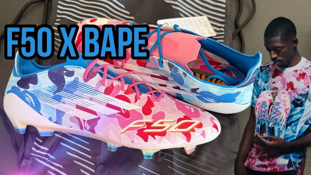 Adidas F50 Elite X BAPE | Ousmane Dembele & Florian Wirtz Boot unboxing & on Feet
