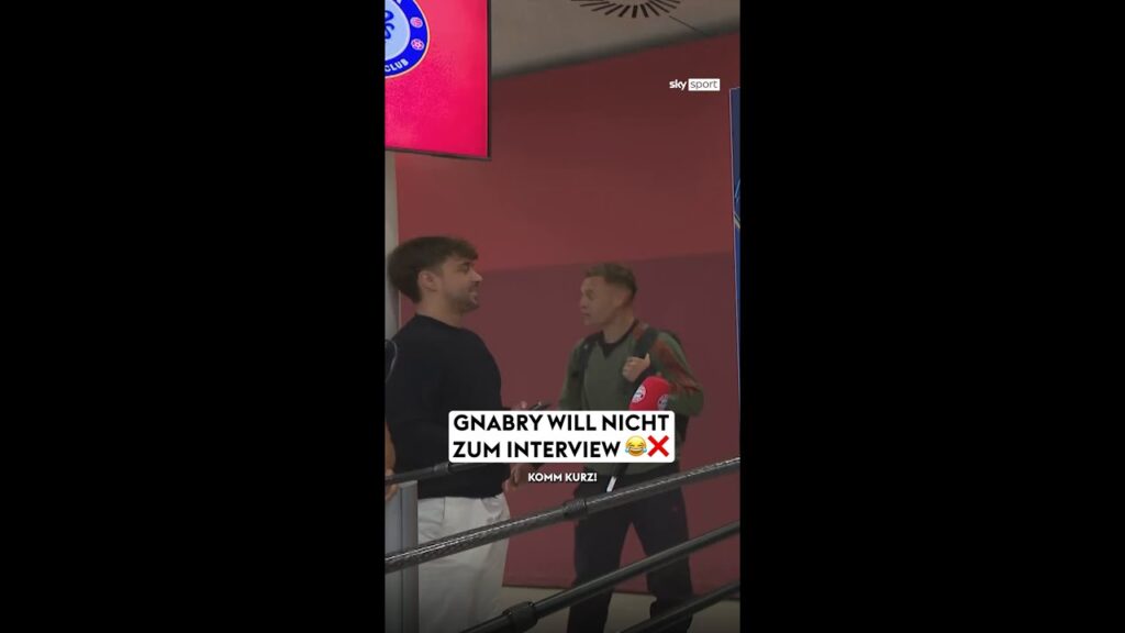 Gnabry drückt sich vor Interview! Kimmich: "Ich glaube das war meine Schuld..." 😂👏🏼