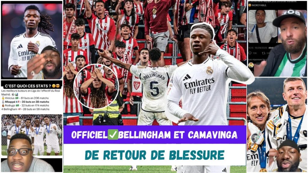C’EST OFFICIEL✅: BELLINGHAM ET CAMAVINGA FONT LEUR RETOUR🔥