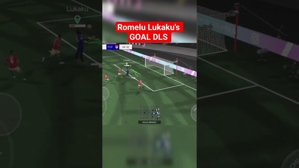 Romelu Lukaku's GOAL DLS 2O25 #dls25 #shorts #dreamleaguesoccer