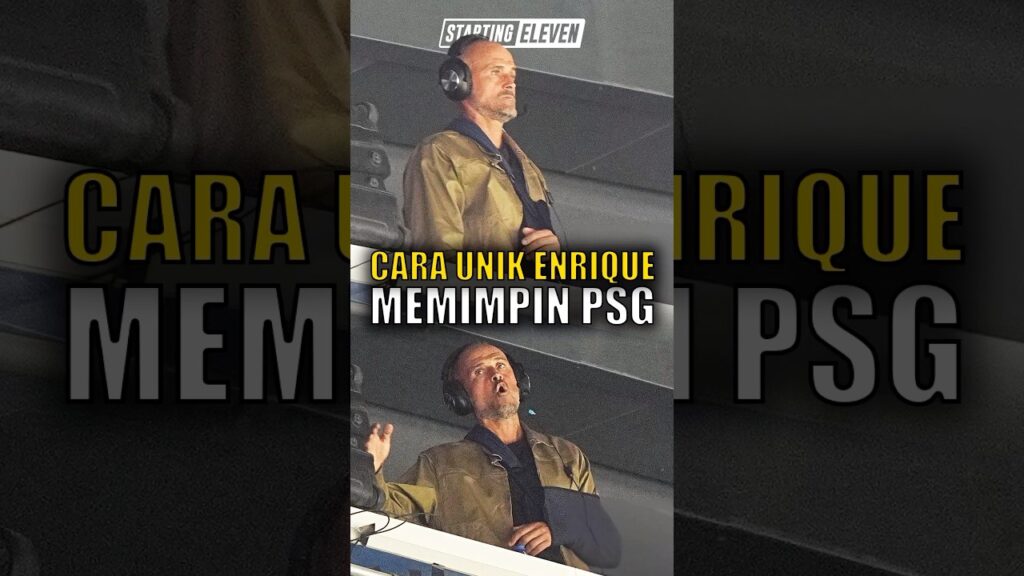 Cara Unik Luis Enrique Memimpin Laga PSG VS Lens | Luis Enrique PSG