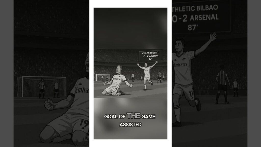 Leandro Trossard champions league goal for Arsenal vs Athletic Club