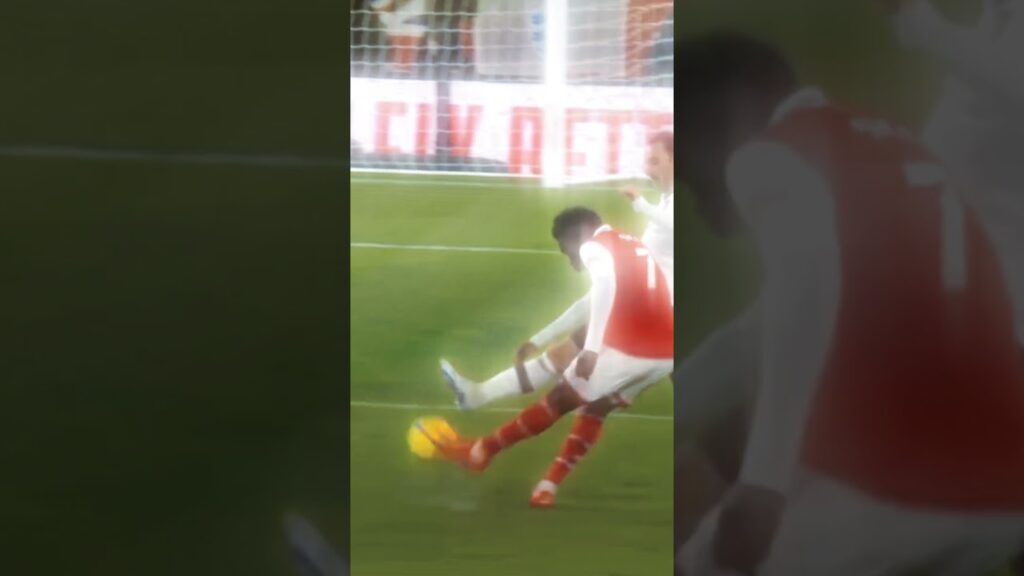 Bukayo saka goal vs Man Utd #football #saka #arsenal