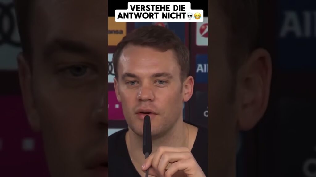 Verstehe die Antwort nicht💀😂 #manuelneuer #bayern