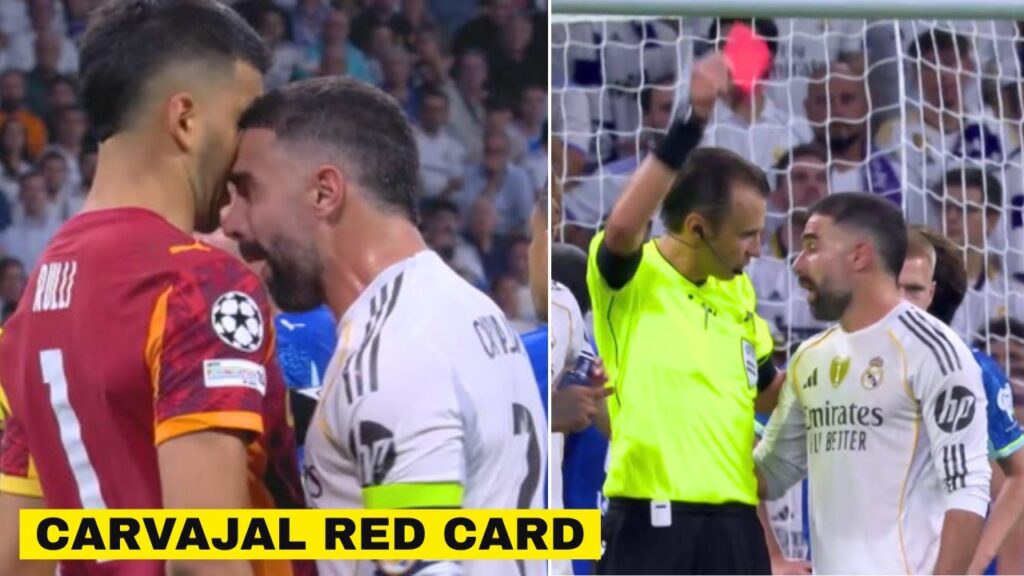 Dani Carvajal Straight Red Card