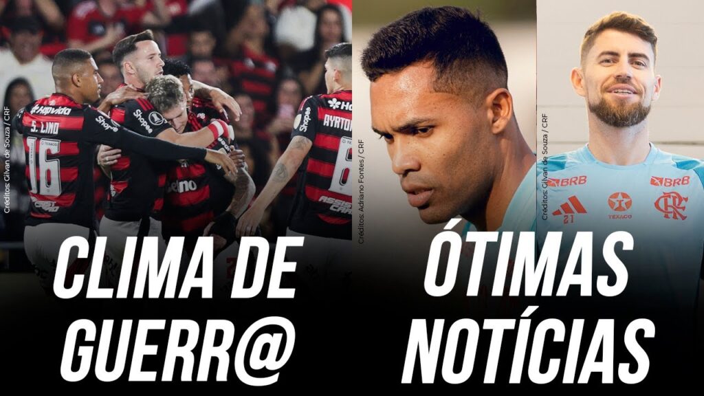 JORGINHO E ALEX SANDRO VOLTAM CONTRA O VASCO? | ELENCO DO FLAMENGO SE BLINDA CONTRA O ESTUDIANTES