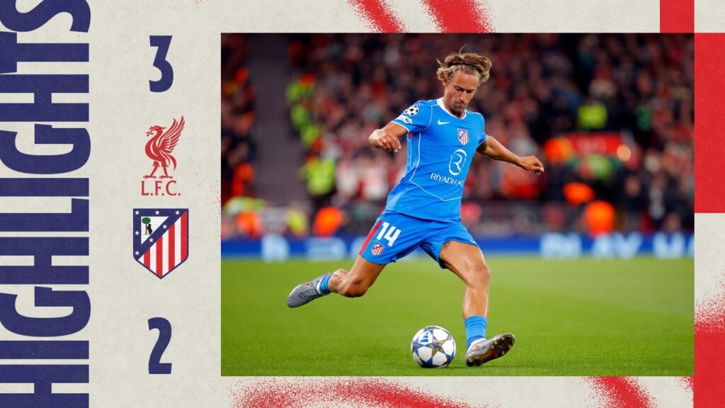 HIGHLIGHTS | Liverpool 3-2 Atlético de Madrid | ⚽ Marcos Llorente's brace | UEFA Champions League
