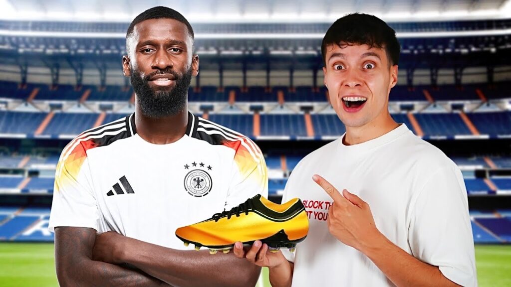 Antonio Rüdiger mit selbst designten Fußballschuhen überraschen! (Mit Abonnenten!)