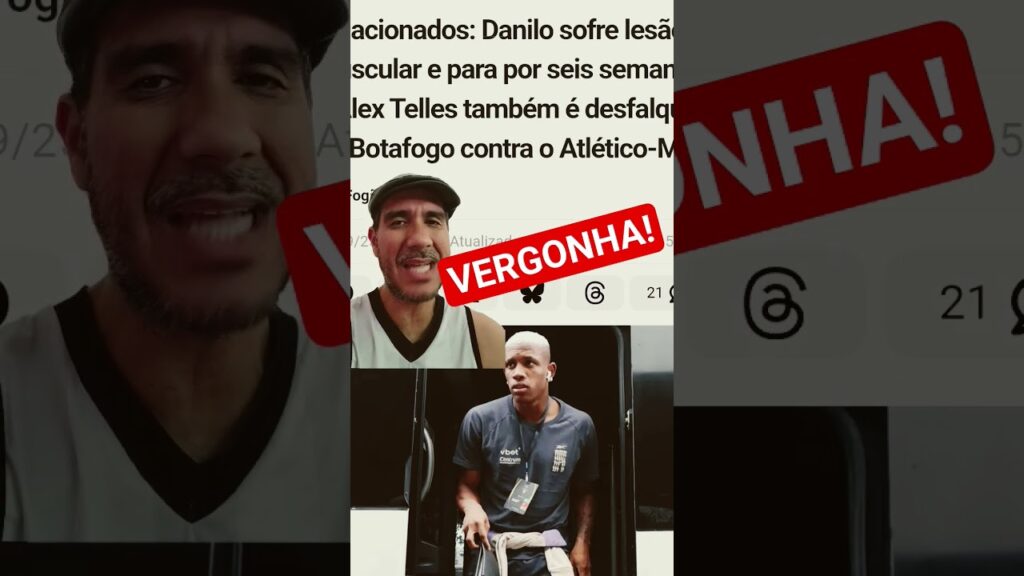 🚨DANILO SOFRE LESÃO E VAI PARAR POR SEIS SEMANAS | ALEX TELLES FORA DO JOGO DE HOJE