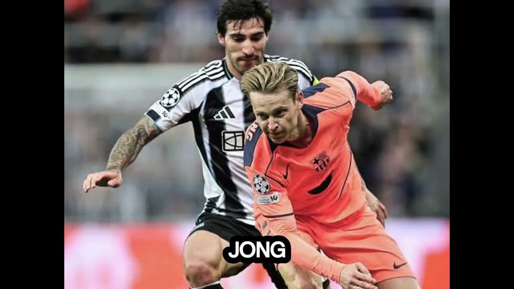 Frank De Jong x Pedri against Newcastle in champions league