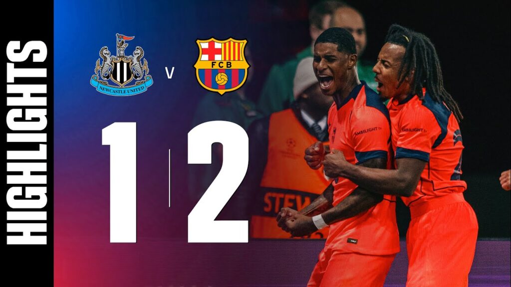 HIGHLIGHTS | NEWCASTLE 1 vs 2 FC BARCELONA | UEFA CHAMPIONS LEAGUE 🔵🔴