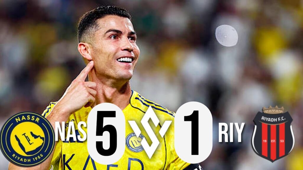 Al-Nassr vs Al-Riyadh 5-1 Highlights | Cristiano Ronaldo Goal today | Joao Felix goals