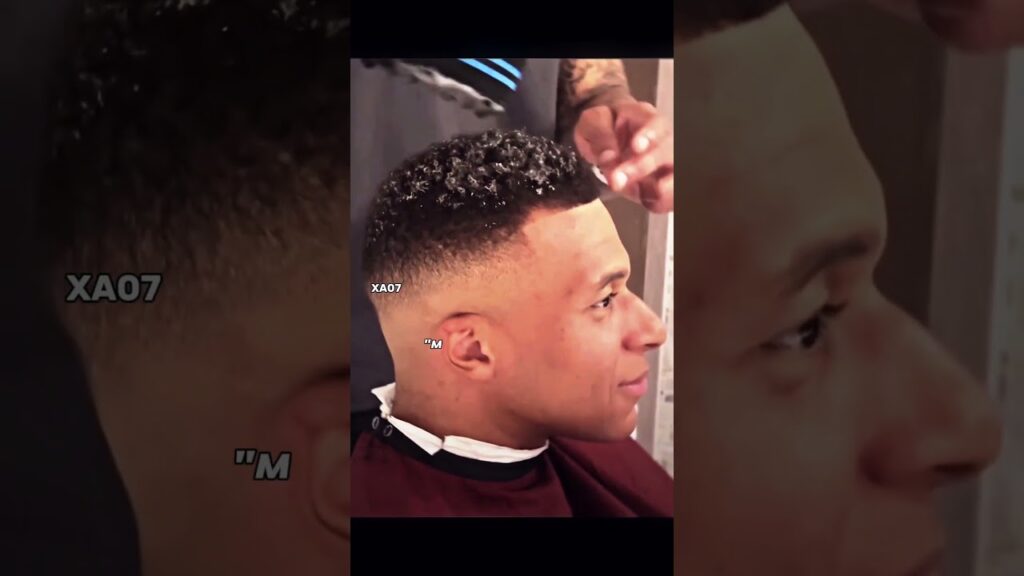 Mbappe's Hairstyle Change😲 #shorts #ronaldo #messi #mbappe #shortsvideo