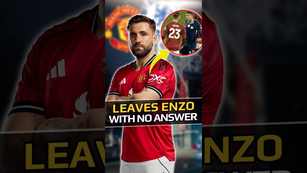 THE MOMENT Luke Shaw ate Enzo Fernández for lunch #shorts