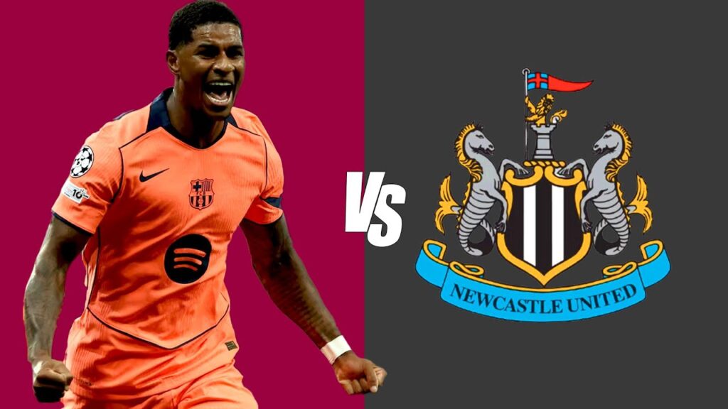 Marcus Rashford vs Newcastle United | UEFA Champions League 18/09/2025