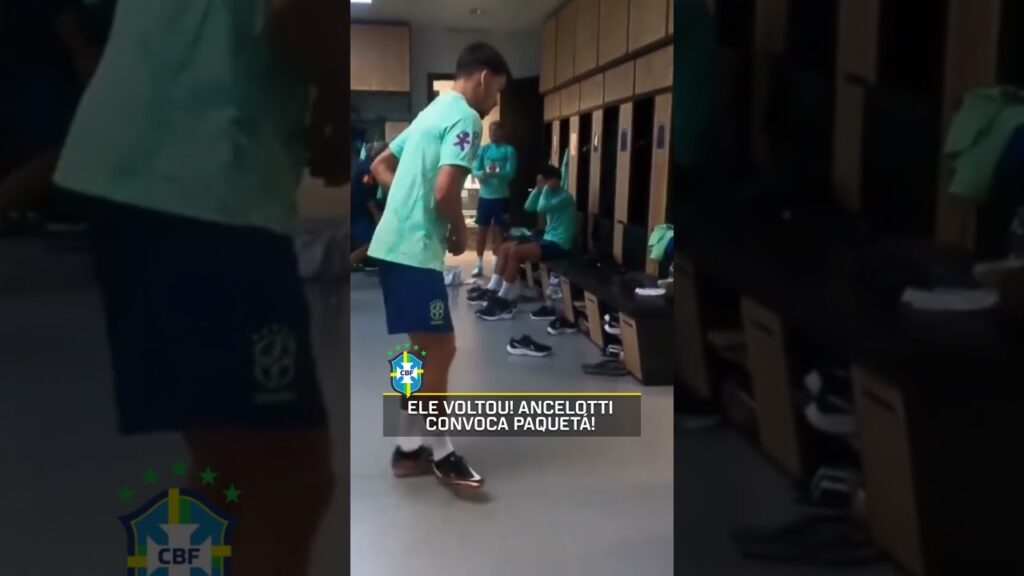 PAQUETÁ VOLTA COMO PARA A SELEÇÃO? 🕺 #shorts