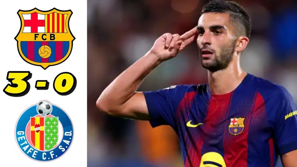 Barcelona Vs Getafe Match Highlights (La Liga Match Highlights)