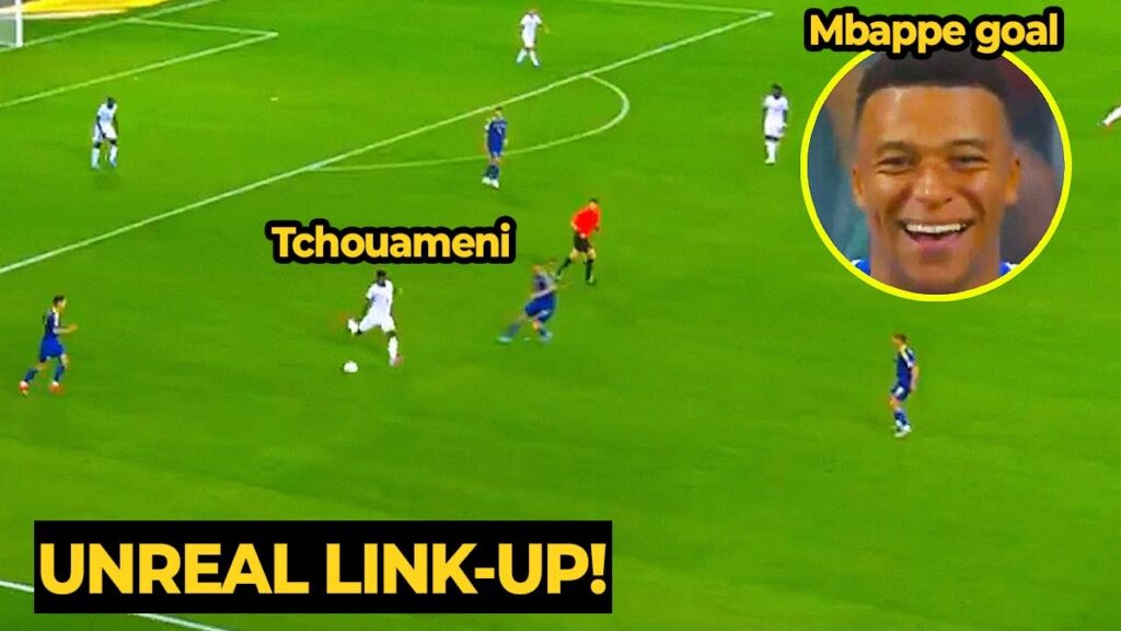 Look at Tchouaméni’s unreal pass to Mbappé’s goal for France last night | Real Madrid News