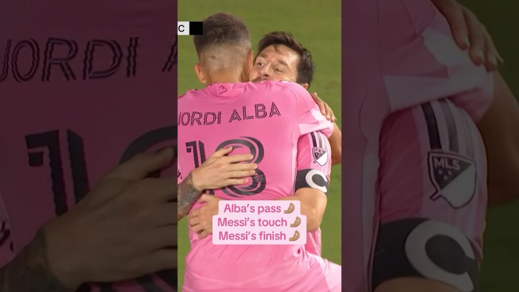 Alba and Messi connect for the third time in two matches 💪🏽