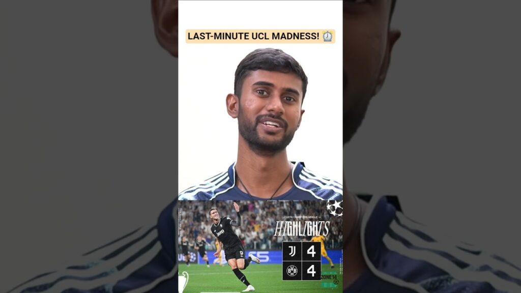 Last-Minute UCL Miracle! Juventus 4-4 Dortmund😱