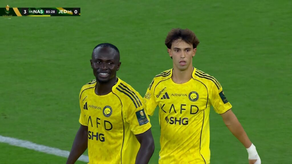 Sadio Mané & João Félix Tonight with Al Nassr vs Jeddah Club | 1080i HD