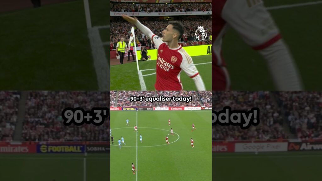 Gabriel Martinelli's goals against Man City! ✌️