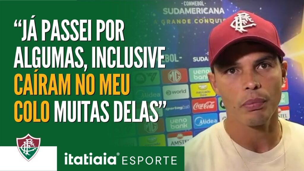 THIAGO SILVA COMENTA SOBRE A ELIMINAÇÃO DO FLUMINENSE DA SULA E SAI EM DEFESA DE RENATO GAÚCHO