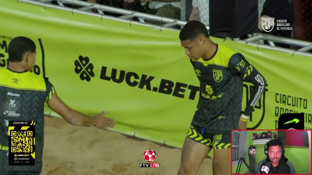 Índio e Felipe x Vitinho e Davi - Circuito Brasileiro de Futevôlei - React FTV Ep 792