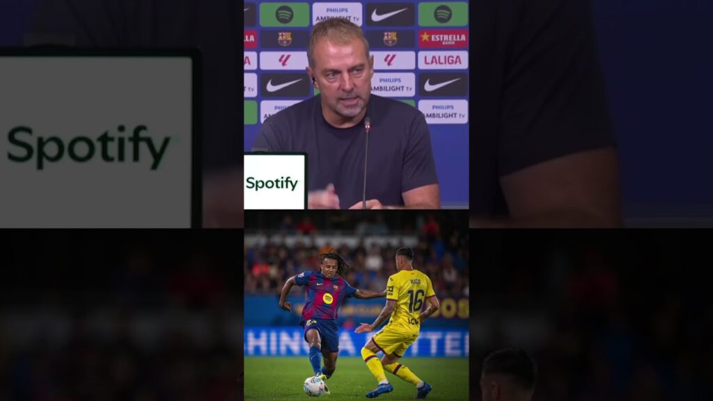 🎙️🔵🔴Le pregunto a Hansi #Flick por el estado de forma de #Koundé y qué valora más en un lateral