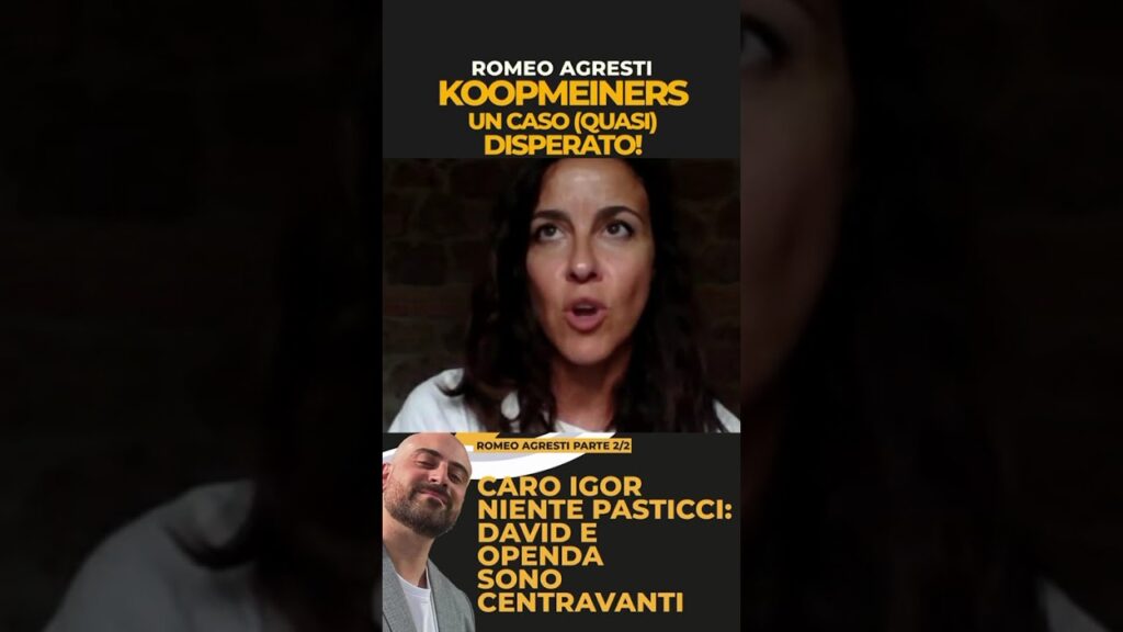 🟠⚫️ KOOPMEINERS CASO DISPERATO e a GENNAIO… ⁉️ AGRESTI JUVE MERCATO & OLTRE