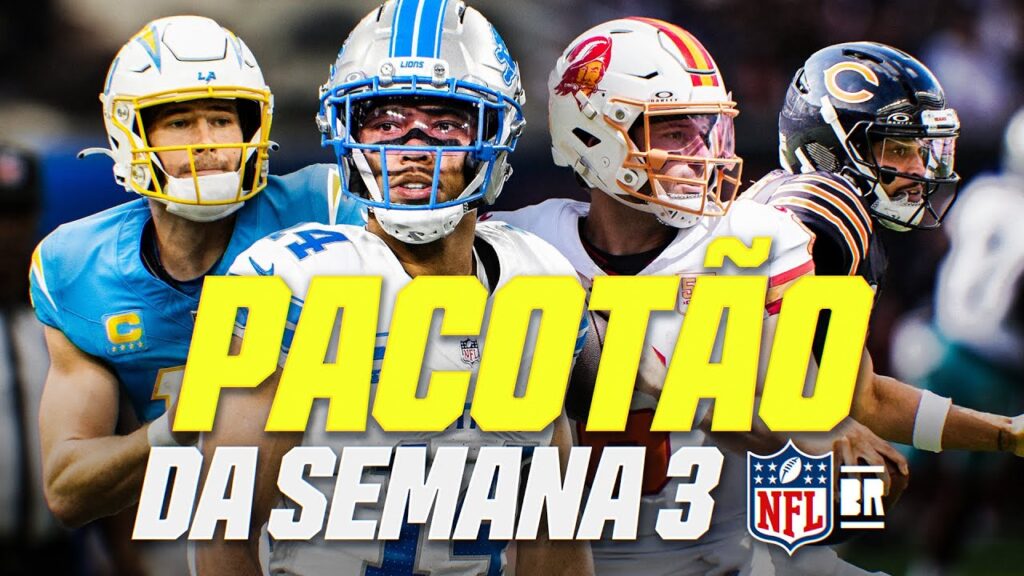 PACOTÃO DE HIGHLIGHTS | MELHORES MOMENTOS SEMANA 3 | NFL 2025